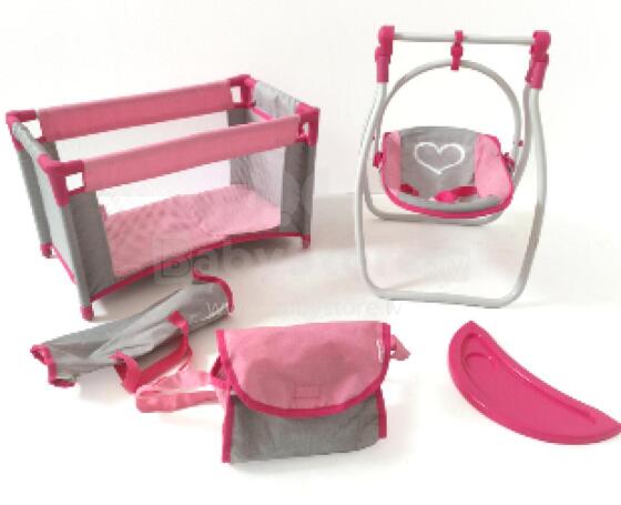 MILLY MALLY 4754 Elsa Prestige rozā leļļu komplekts