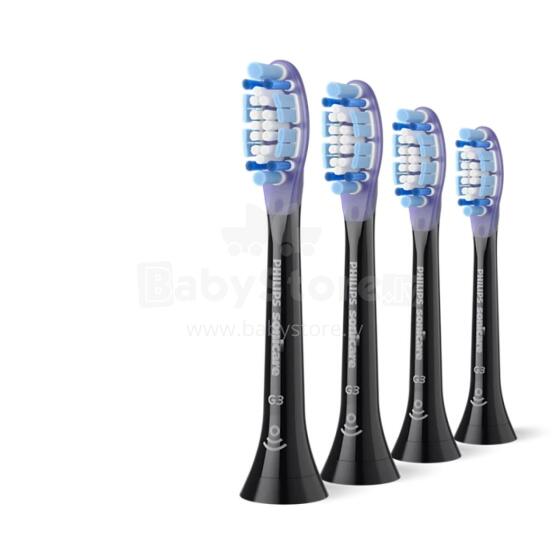 Sonicare G3 Premium Gum Care zobu birstes uzgaļi, 4gab, melns
