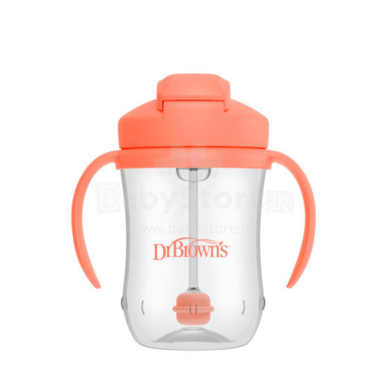TC91103 CUP FIRST STRAW 270 ML CORAL 6+
