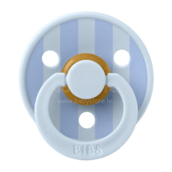 BIBS 10022231C Соска-пустышка STUDIO COLOUR BABY BLUE/DUSTY BLUE S резина