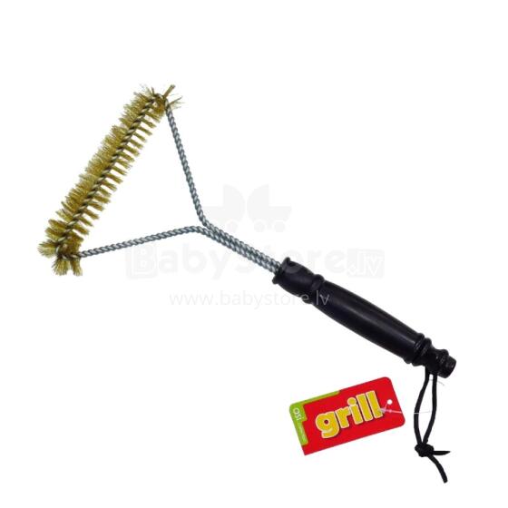 Grila birstīte ar misiņa stiepli 30,5 cm 