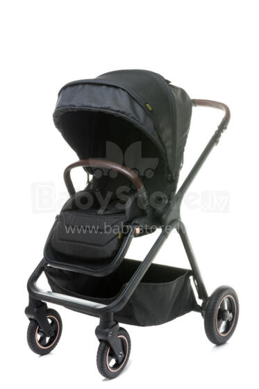 4 BABY EVERSO BLACK bērnu ratiņi