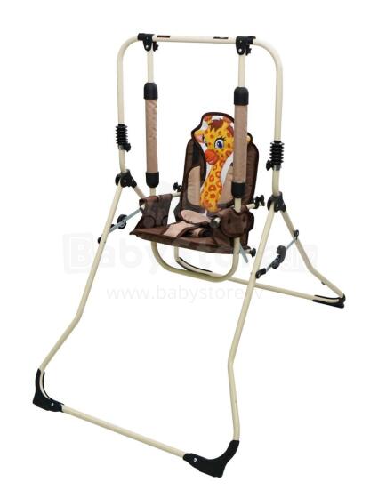 Kidsworld 2-in-1 Children Swing/Garden Swing Art.24233 Детская качель 2-в-1/ садовая качель, качель для дома/ стульчик для кормления.