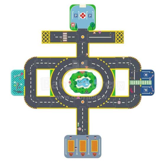 Crazy motors - Giant puzzle - City Circuit - 26 pcs