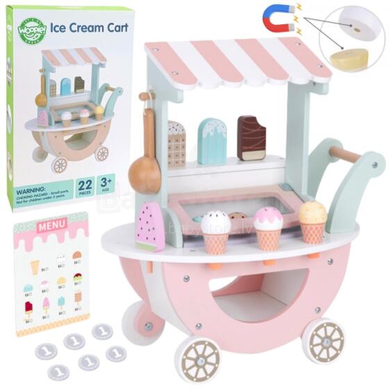 WOOPIE 51879 XXL Тележка для мороженого в магазине мороженого