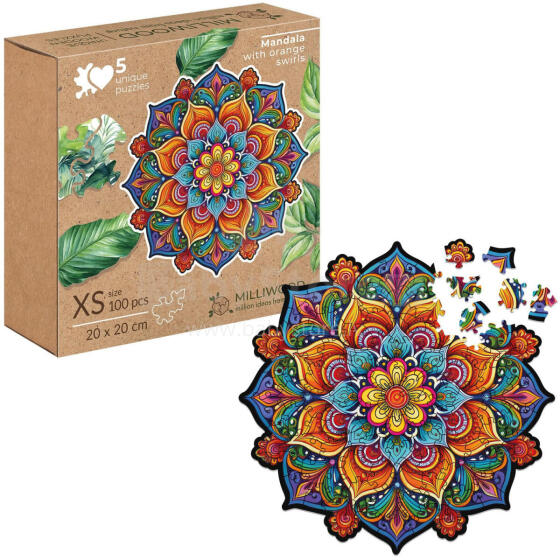 MANDALA RADOŚCI 100 ELEMENTÓW