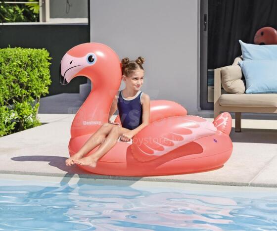 BESTWAY 41525 piepūšamais flamingo peldēšanai 1,38x1,07