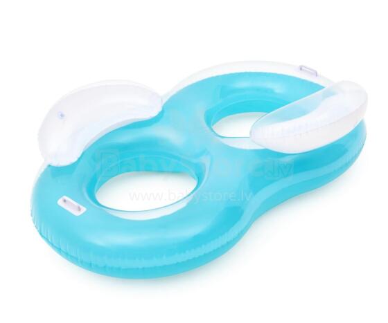 BESTWAY 43009 Cool Comfort Double Swimming Ring Blue 1.88x1.17
