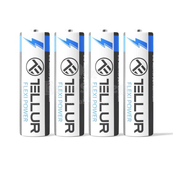 Tellur Flexi Power battery, Super Alkaline, AA LR6, 1.5V, 4 pcs/set