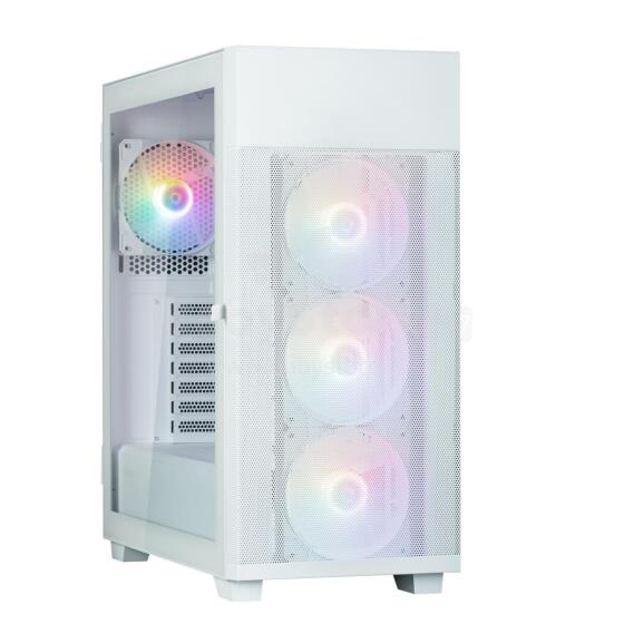 Zalman S5 Neo White ATX, FRGB Fan x4