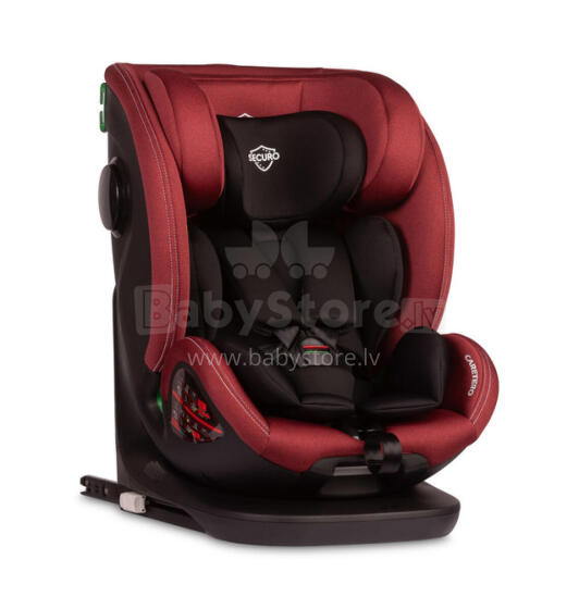 CAR SEAT SECURO I-SIZE BURGUNDY (40-150)