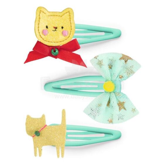 Plume - Cat collection - Hair Clips - Mina (3 pcs)