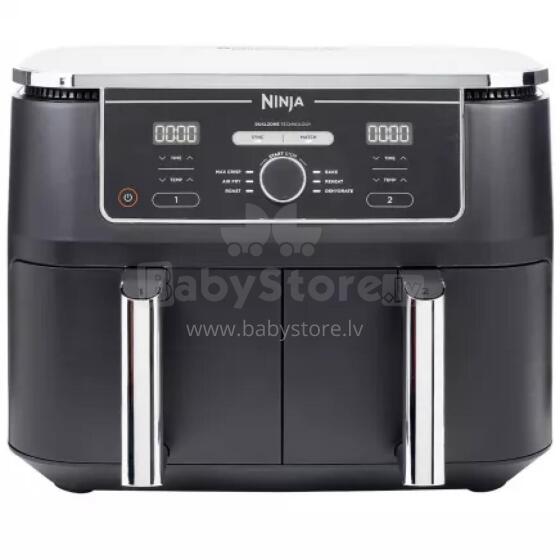 Ninja Dual karstā gaisa katls , 9.5l, 2470W, melns