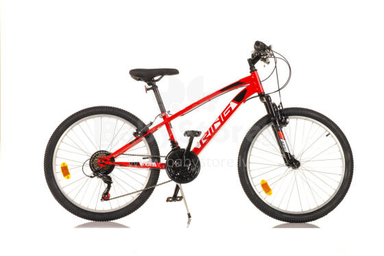 Vīriešu velosipēds 24'' ''RING'', sarkans/ melns