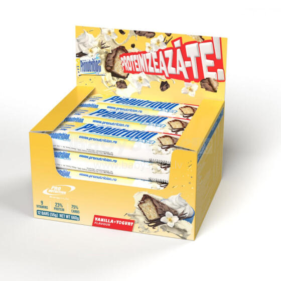 Pronutrition Bar Art.243673 Proteīnu batoniņš-vanila, 55g