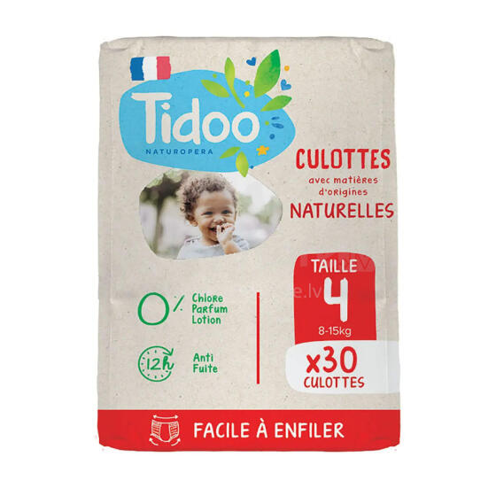 Tidoo Eco Nature Pants Art.243843 Ecological diaper panties M size 8-15 kg, 30 pcs.