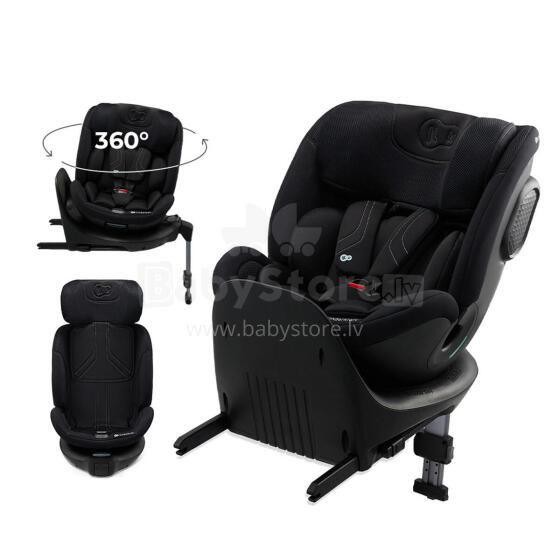 KINDERKRAFT XRIDER 2 i-Size autokrēsliņš, melns