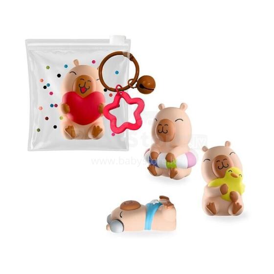 Capybara Happy Life - Mini-squishy capybara, 4 assorted