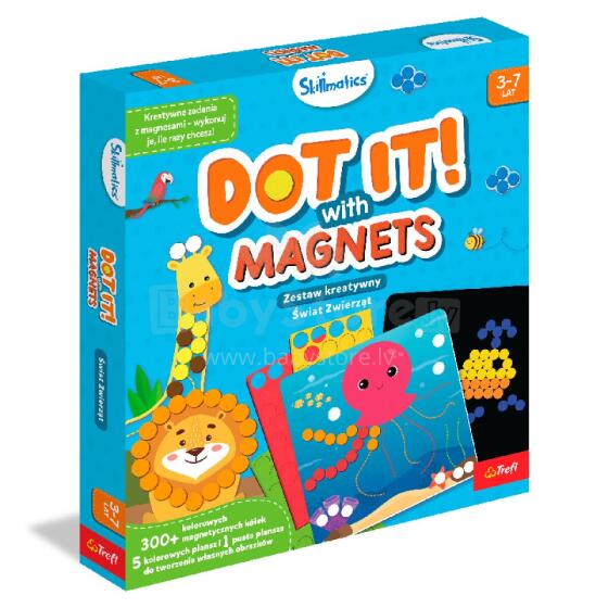 TREFL 62601 Skillmatics radošais komplekts ar magnētiem Dzīvnieku pasaule