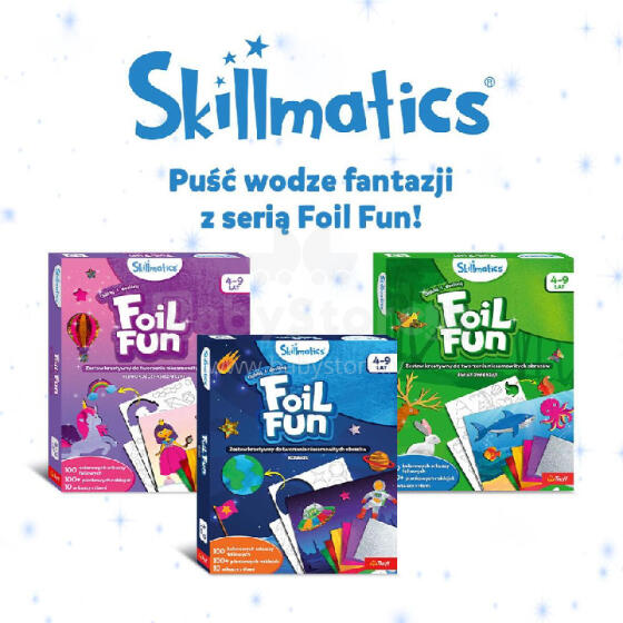 TREFL 62605 Skillmatics folijas radošais komplekts Modes radījumi