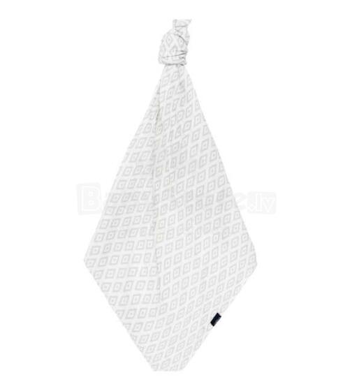 Womar Cotton Art.P-026 Grey Rhombuses Высококачественная  пелёнка из хлопка