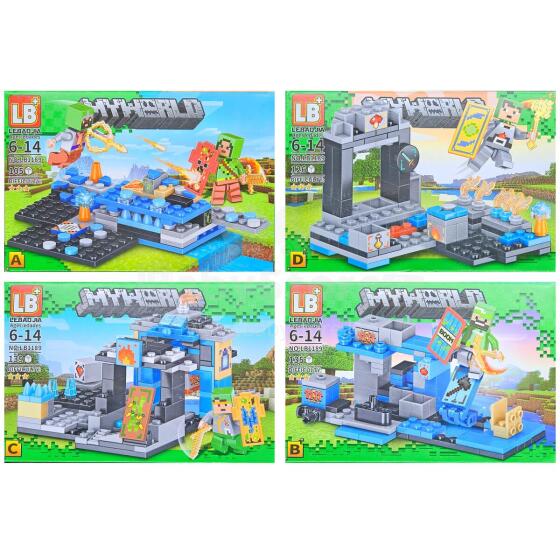 KLOCKI MINECRAFT +106 ELEMENTÓW