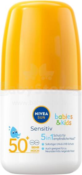 Nivea Sun Kids Roller Art.85486 Солнцезащитное средство детям SPF 50 , 50 мл.