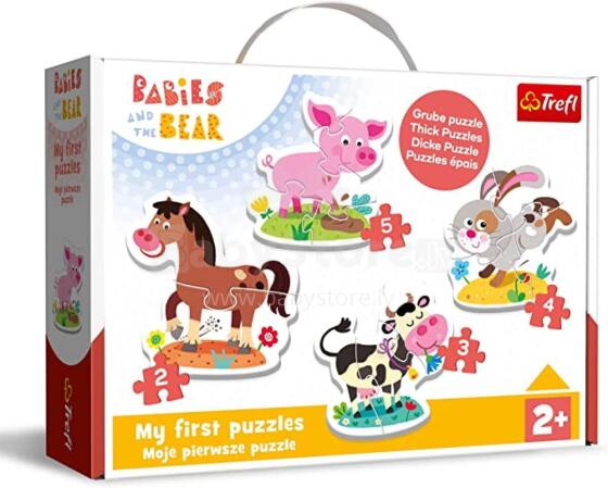 TREFL 36127 BABIES &amp; BEAR On the farm