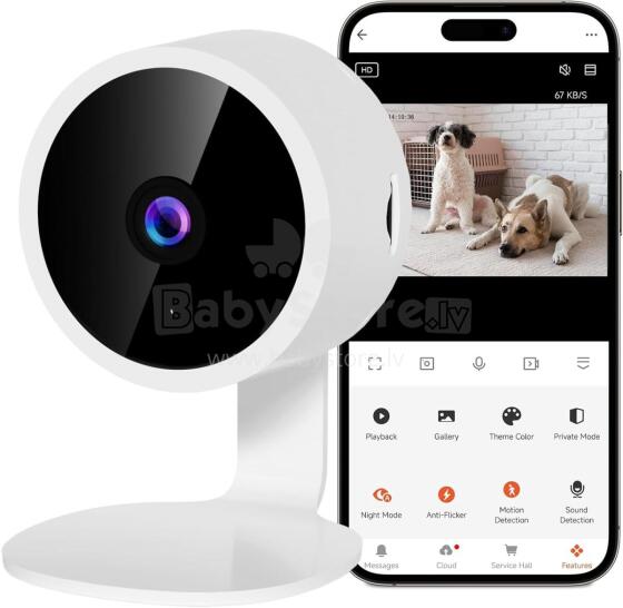 La bebe™ Accessories Wi-Fi Camera 120 Degree Vertical Art.244579 Цифровая видеоняня