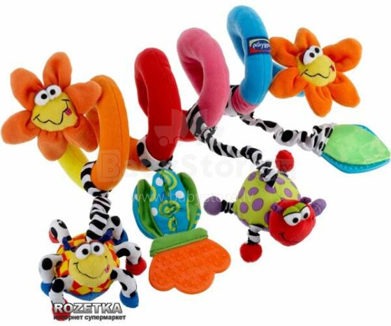 „Playgro Art“. 0111885 Nuostabi vaikų žaislų spiralė vežimėliui, lovai ar automobilio kėdutei