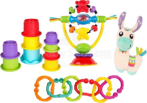 PLAYGRO Sensorā rotaļlieta Lapsa - dāvanu komplekts, 0188328