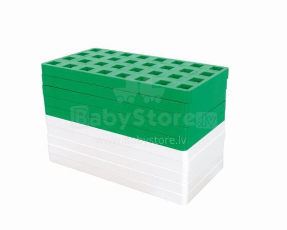 Plus Plus konstruktora LIELU detaļu pamatne, 10 gab.