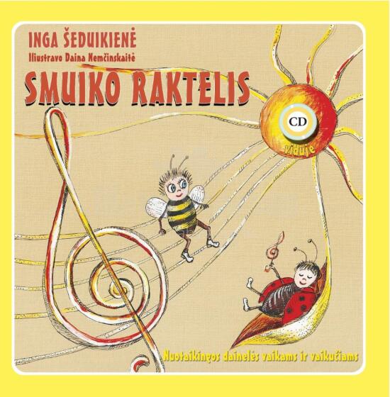 Dziesmu grāmatiņa ar CD, Vijoles atslēdziņa