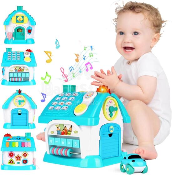 Musical  Baby Playhouse Art.24548 Muzikāla attīstošā rotaļlieta Māja , 12+ men.