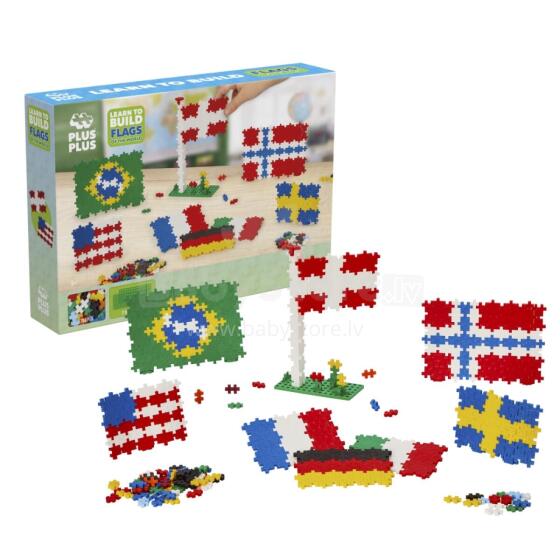 Plus Plus konstruktors, Pasaules karogi, 700 det.