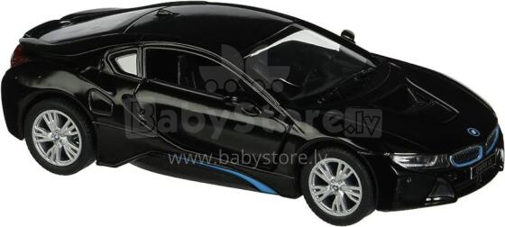 KiNSMART automašīna, BMW i8, melna