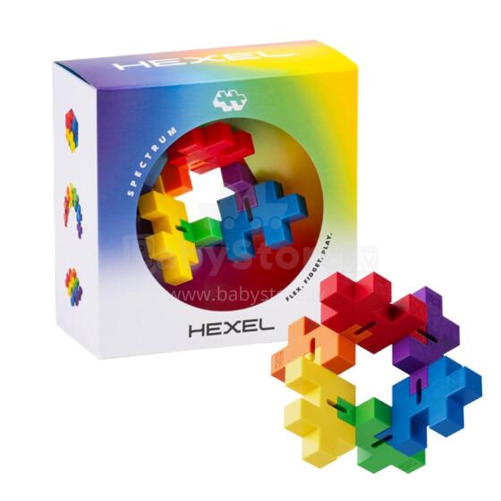 Игрушка-антистресс Plus Plus, Hexel Spectrum