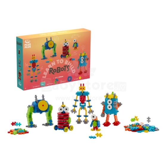 Plus Plus konstruktors, Mācos būvēt robotus, 250 det.
