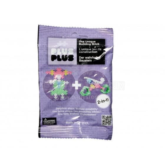 Конструктор Plus Plus Mini Pastel 2в1, 35 деталей