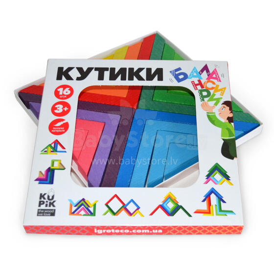 Igroteco Балансировочные уголки, 16 дет.