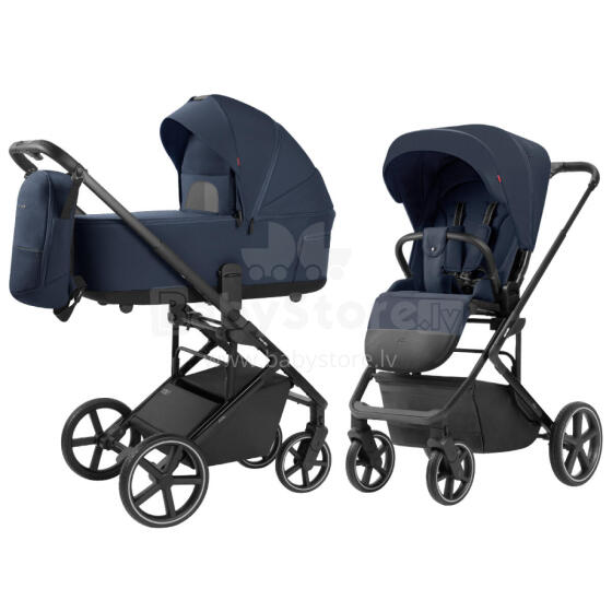 Bērnu rati 2in1 CARRELLO Alfa CRL-6522 Denim Blue
