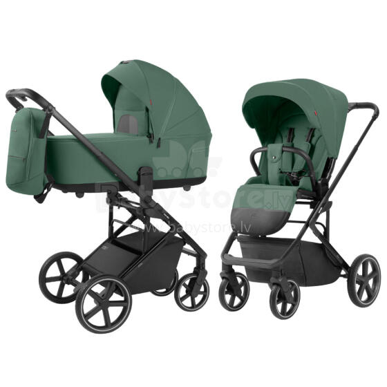 Bērnu ratiņi 2in1 CARRELLO Alfa CRL-6522 Meadow Green