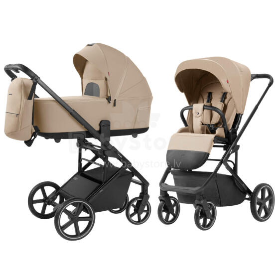 Детская коляска 2в1 CARRELLO Alfa CRL-6522 Натуральный Бежевый