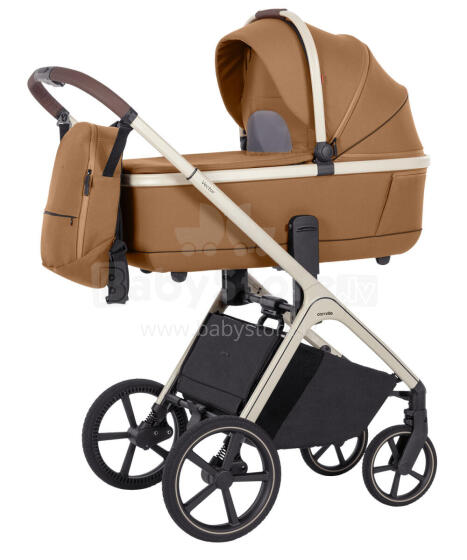Bērnu ratiņi 2w1 CARRELLO Vector CRL-6550 koraļļu bēši