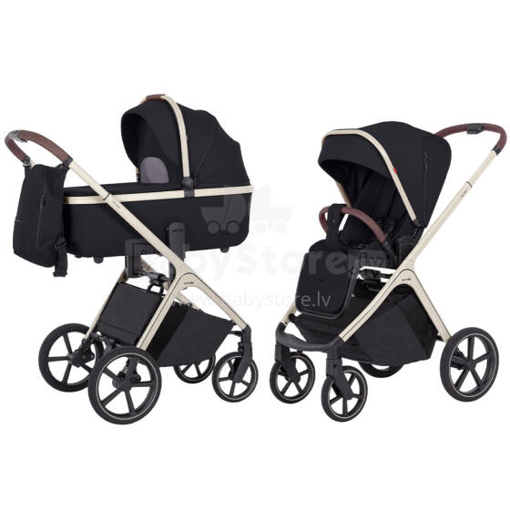 Bērnu ratiņi 2w1 CARRELLO Vector CRL-6550 Pearl Black
