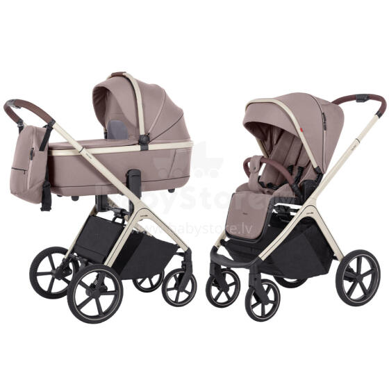 Bērnu ratiņi 2w1 CARRELLO Vector CRL-6550 Rock Beige