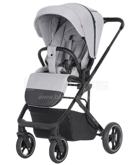 Bērnu ratiņi Carrello Alfa 2024 CRL-5508 spalvu pelēki
