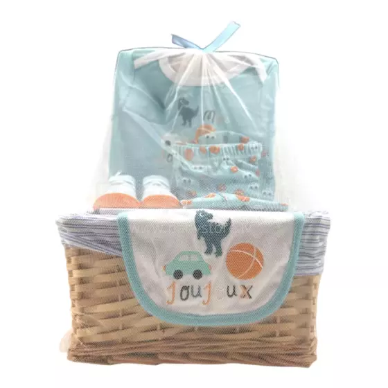 Tom Kids Baby Gift Set Art.246352  Детский подарочный комплектик из 8 частей 100% хлопок