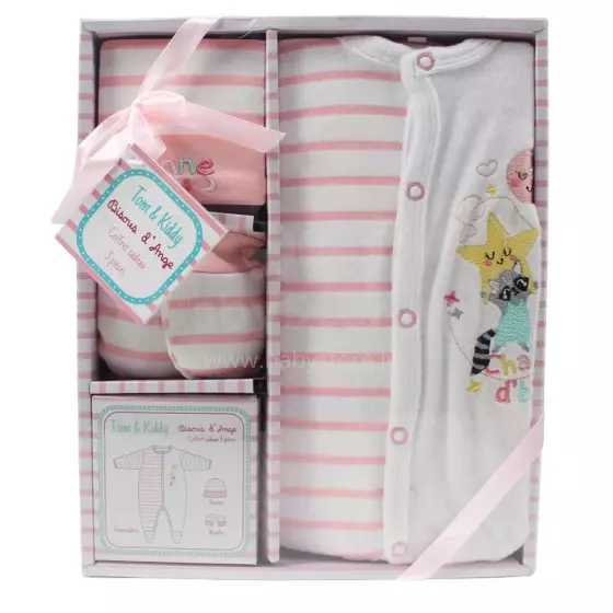Tom Kids Baby Gift Set Art.246359 Bērnu davānu komplektiņš no 3 daļām