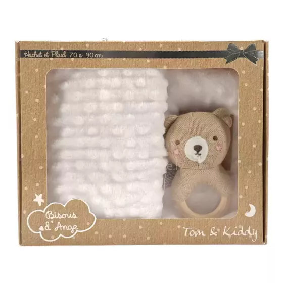 Tom Kids Baby Gift Set Art.246360  Детский подарочный комплектик из 2 частей 100% хлопок